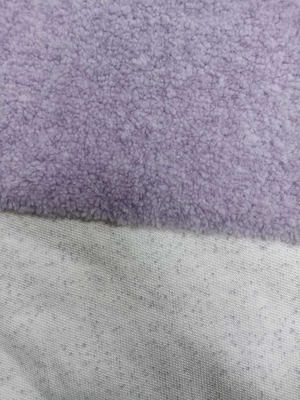 Le tissu tricoté violet est doux et confortable 550 grammes