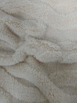 Velours de coton à deux faces en jacquard et 300 gm